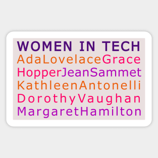 Women in tech Sticker